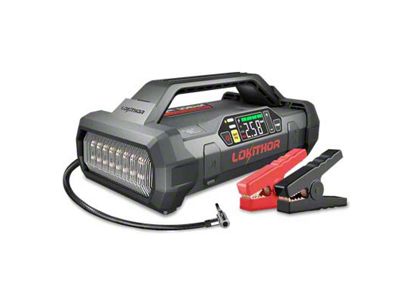 LOKITHOR 4-in-1 Jump Starter with Air Compressor; 2000 Amp