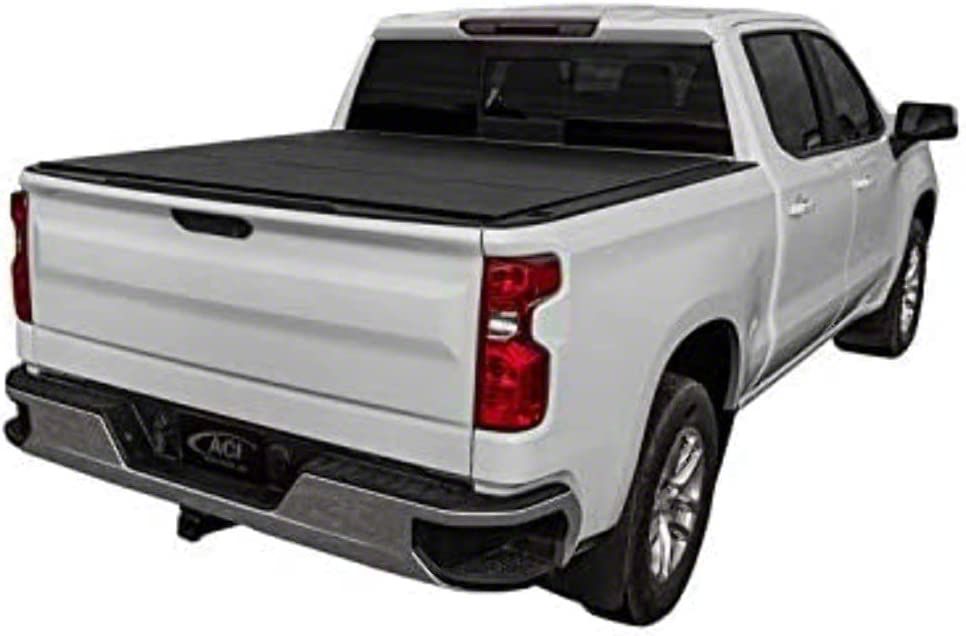 Lomax F-250 Super Duty Hard Tri-Fold Tonneau Cover; Black Urethane ...