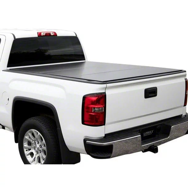 Lomax F-250 Super Duty Hard Tri-Fold Tonneau Cover; Matte Black ...