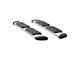 Regal 7-Inch Oval Side Step Bars; Polished Stainless (17-24 F-350 Super Duty SuperCab)