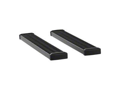 Grip Step 7-Inch Running Boards; Rocker Mount; Textured Black (07-13 Sierra 1500 Regular Cab)