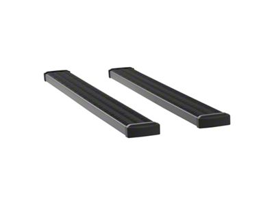 Grip Step 7-Inch Wheel-to-Wheel Running Boards; Rocker Mount; Textured Black (07-13 Silverado 1500 Regular Cab)