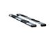 O-Mega II 6-Inch Oval Side Step Bars; Body Mount; Silver (04-13 Silverado 1500 Crew Cab)