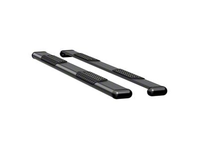 O-Mega II 6-Inch Oval Side Step Bars; Rocker Mount; Textured Black (07-13 Silverado 1500 Extended Cab)