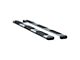 O-Mega II 6-Inch Wheel-to-Wheel Oval Side Step Bars; Body Mount; Silver (99-13 Silverado 1500 Extended Cab w/ 6.50-Foot Standard & 8-Foot Long Box)