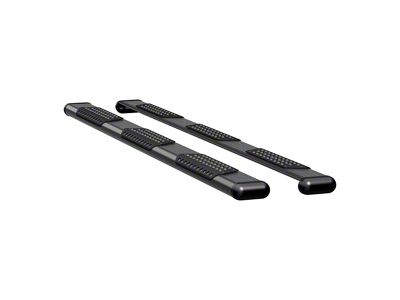 O-Mega II 6-Inch Wheel-to-Wheel Oval Side Step Bars; Body Mount; Textured Black (09-18 RAM 1500 Crew Cab)