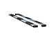 O-Mega II 6-Inch Wheel-to-Wheel Oval Side Step Bars; Rocker Mount; Silver (14-18 Silverado 1500 Double Cab, Crew Cab)