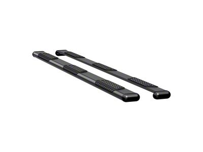 O-Mega II 6-Inch Wheel-to-Wheel Oval Side Step Bars; Rocker Mount; Textured Black (14-18 Sierra 1500 Double Cab, Crew Cab)