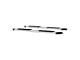 Regal 7-Inch Oval Side Step Bars; Rocker Mount; Polished Stainless (07-13 Silverado 1500 Crew Cab)