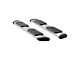 Regal 7-Inch Oval Side Step Bars; Rocker Mount; Polished Stainless (09-18 RAM 1500 Crew Cab)