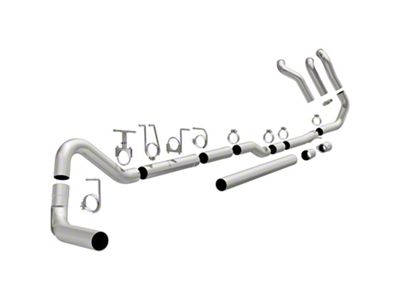 Magnaflow Custom Builder Pipe Series Turbo-Back Single Exhaust System; Side Exit (99-03 7.3L Powerstroke F-250 Super Duty)