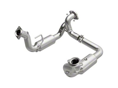 Magnaflow Direct-Fit Catted Y-Pipe; OEM Grade (20-22 7.3L F-350 Super Duty)