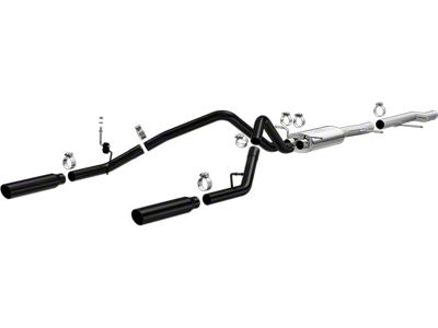 Magnaflow Street Series Black Dual Exhaust System; Rear Exit (10-13 5.3L Sierra 1500)