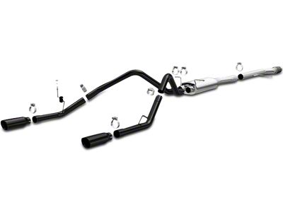 Magnaflow Street Series Black Dual Exhaust System; Rear Exit (14-18 4.3L Sierra 1500)