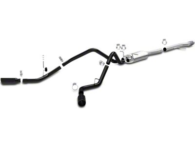 Magnaflow Street Series Black Dual Exhaust System; Side Exit (14-18 4.3L Sierra 1500)