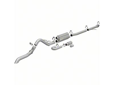 Magnaflow Overland Series Single Exhaust System; Turn Down (24-25 Ranger, Excluding Raptor)