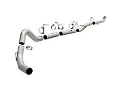 Magnaflow Custom Builder Pipe Series Downpipe-Back Single Exhaust System; Side Exit (01-04 6.6L Duramax Silverado 3500 HD w/o Factory Installed Catalytic Converters)