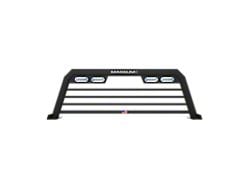 Magnum High Pro Headache Rack with Lights; Matte Black (10-18 RAM 2500 w/o RAM Box)