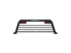 Magnum Sport Headache Rack with Lights; Matte Black (10-18 RAM 2500 w/o RAM Box)