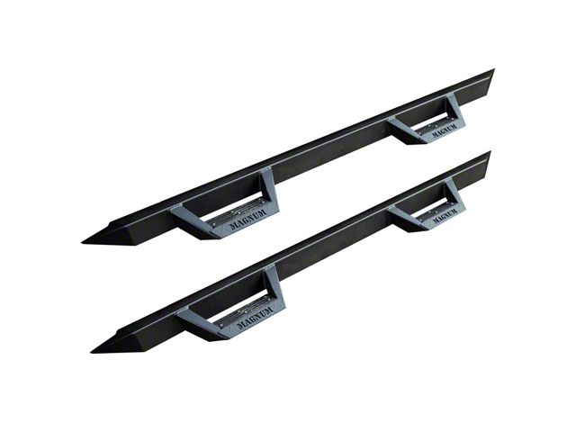 Magnum RT Drop Side Step Bars; Black Textured (20-24 Silverado 2500 HD Crew Cab)