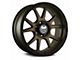 Mamba Offroad Wheels Type M27 Matte Bronze with Black Lip 6-Lug Wheel; 20x9; -12mm Offset (07-13 Sierra 1500)