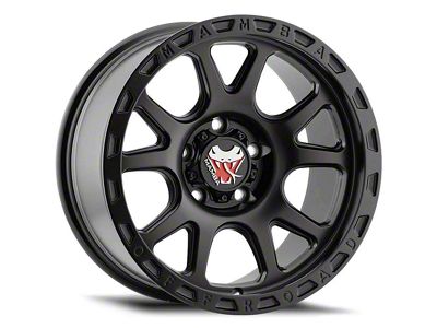 Mamba Offroad Wheels Type M27 Matte Black 6-Lug Wheel; 20x9; -12mm Offset (07-13 Sierra 1500)