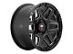 Mamba Offroad Wheels Type M23 Gloss Black Machined 6-Lug Wheel; 17x9; -12mm Offset (07-13 Sierra 1500)