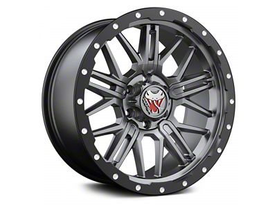 Mamba Offroad Wheels Type M25 Matte Gray with Black Lip 6-Lug Wheel; 18x9; 0mm Offset (07-14 Tahoe)