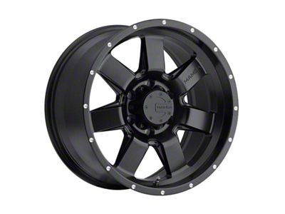 Mamba Offroad Wheels Type M14 Matte Black 5-Lug Wheel; 17x9; 19mm Offset (09-18 RAM 1500)