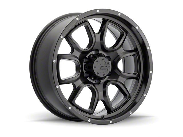 Mamba Offroad Wheels Type M19 Matte Black 8-Lug Wheel; 20x9; 19mm Offset (10-18 RAM 3500 SRW)