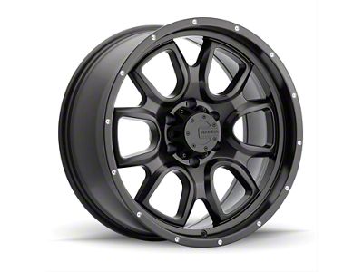 Mamba Offroad Wheels Type M19 Matte Black 6-Lug Wheel; 18x9; -12mm Offset (14-18 Sierra 1500)