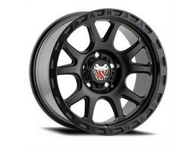 Mamba Offroad Wheels Type M27 Matte Black 6-Lug Wheel; 20x9; 12mm Offset (14-18 Silverado 1500)