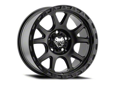 Mamba Offroad Wheels Type M27 Matte Black 6-Lug Wheel; 18x9; 12mm Offset (14-18 Silverado 1500)