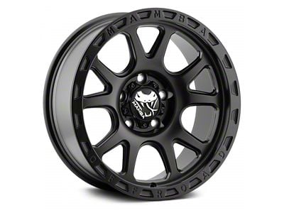 Mamba Offroad Wheels Type M27 Matte Black 6-Lug Wheel; 17x9; 12mm Offset (15-20 Tahoe)