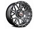 Mamba Offroad Wheels Type M25 Matte Gray with Black Lip 6-Lug Wheel; 18x9; 12mm Offset (15-20 Yukon)