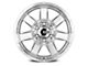 Mamba Offroad Wheels Type M14 Machined Face Silver 6-Lug Wheel; 18x9; 12mm Offset (2024 Ranger)