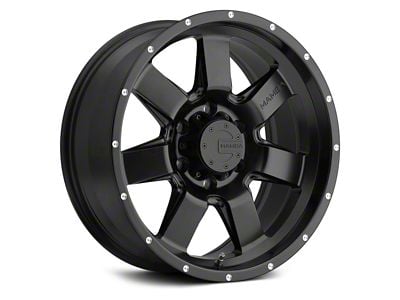 Mamba Offroad Wheels Type M14 Matte Black 6-Lug Wheel; 17x9; -12mm Offset (2024 Ranger)