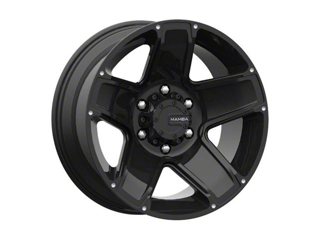 Mamba Offroad Wheels Type M13 Matte Black 6-Lug Wheel; 17x9; -12mm Offset (99-06 Sierra 1500)