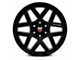 Mamba Offroad Wheels Type M23 Gloss Black Machined 6-Lug Wheel; 17x9; -12mm Offset (23-24 Colorado)