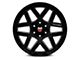 Mamba Offroad Wheels Type M23 Gloss Black Machined 5-Lug Wheel; 17x9; 12mm Offset (05-11 Dakota)
