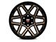 Mamba Offroad Wheels Type M23 Matte Black with Bronze Face 5-Lug Wheel; 17x9; 12mm Offset (05-11 Dakota)