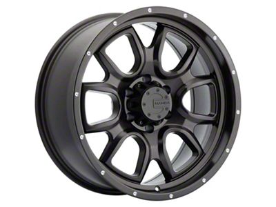 Mamba Offroad Wheels M19 Matte Black with Drill Holes 6-Lug Wheel; 18x9; 20mm Offset (21-24 F-150)