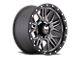 Mamba Offroad Wheels Type M25 Matte Gray with Black Lip 5-Lug Wheel; 18x9; 12mm Offset (02-08 RAM 1500, Excluding Mega Cab)