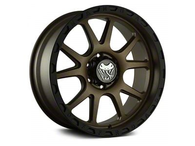 Mamba Offroad Wheels Type M27 Matte Bronze with Black Lip 6-Lug Wheel; 20x9; 0mm Offset (19-23 Ranger)