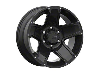 Mamba Offroad Wheels Type M13 Matte Black 6-Lug Wheel; 17x9; -12mm Offset (14-18 Sierra 1500)