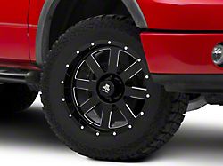 Mammoth Horde Beadlock Gloss Black Machined 6-Lug Wheel; 20x9; 0mm Offset (04-08 F-150)