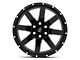 Mammoth Horde Beadlock Gloss Black Machined 6-Lug Wheel; 20x9; 0mm Offset (04-08 F-150)