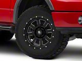 Mammoth Horde Beadlock Gloss Black Machined 6-Lug Wheel; 18x10; -24mm Offset (04-08 F-150)