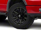 Mammoth Madness Matte Black 6-Lug Wheel; 20x9; 0mm Offset (04-08 F-150)