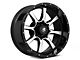 Mammoth High Roller Gloss Black Machined 6-Lug Wheel; 20x10; -24mm Offset (07-13 Sierra 1500)